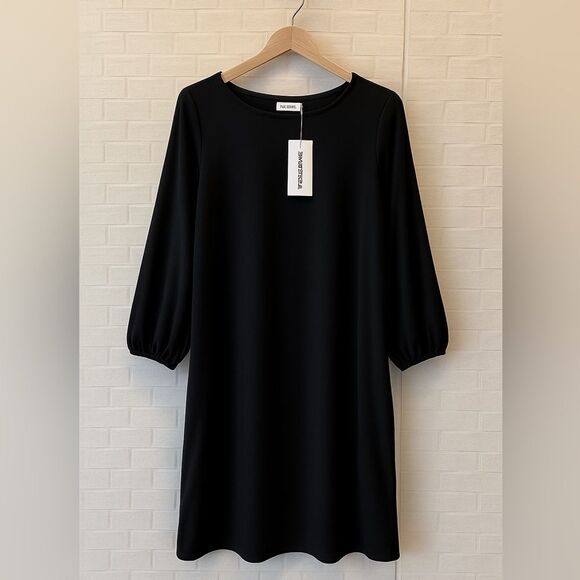 Halogen Timeless Little Black Dress NWT | Classic & Chic Wardrobe Staple small - Picture 1 of 9